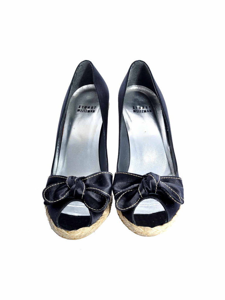 Stuart Weitzman Bow Wedges