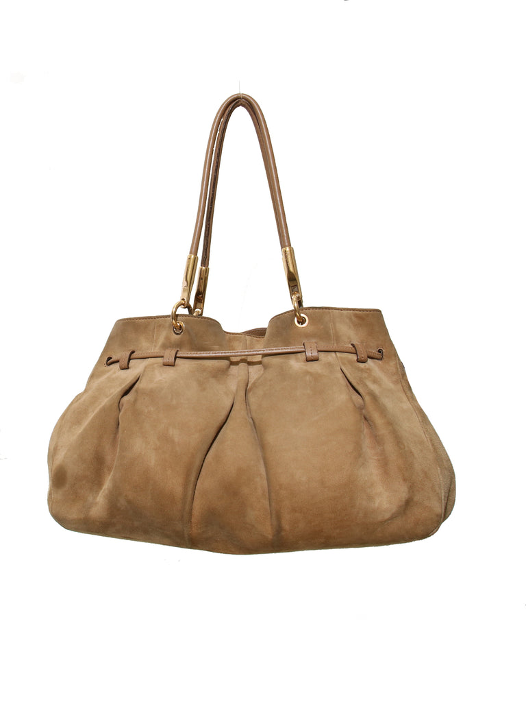 Salvatore Ferragamo Suede Shoulder Bag