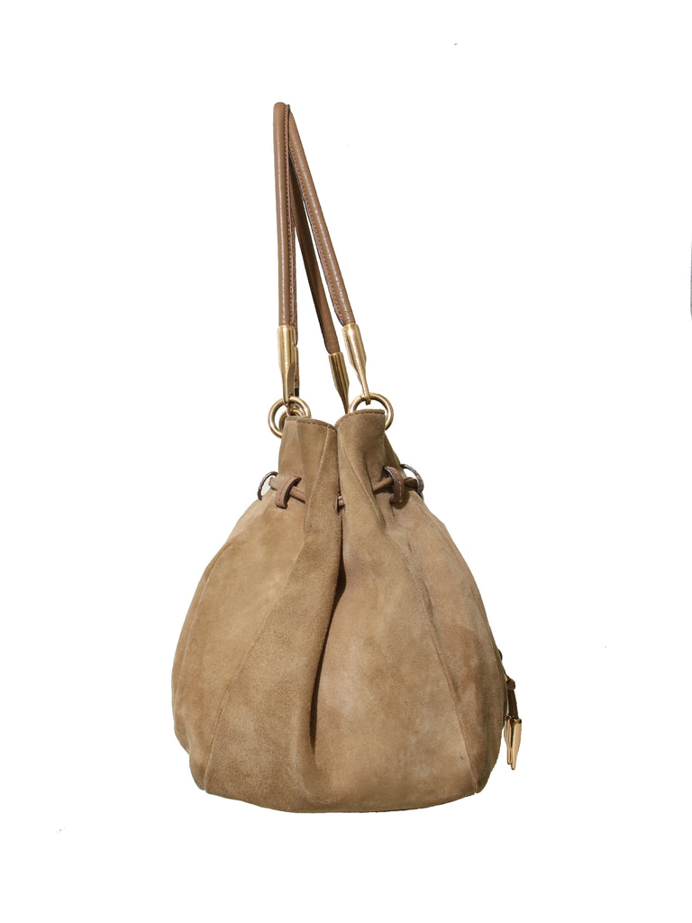 Salvatore Ferragamo Suede Shoulder Bag