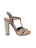 Gucci Suede Studded Sandals
