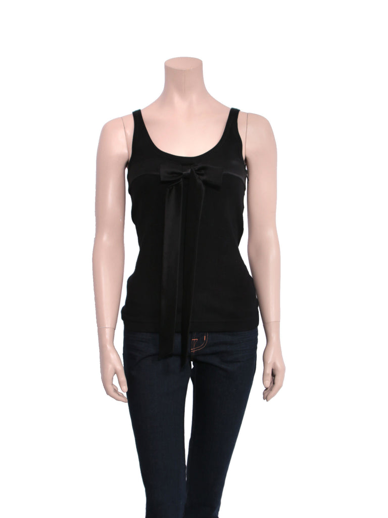 Dolce & Gabbana Ribbed Bow Tank