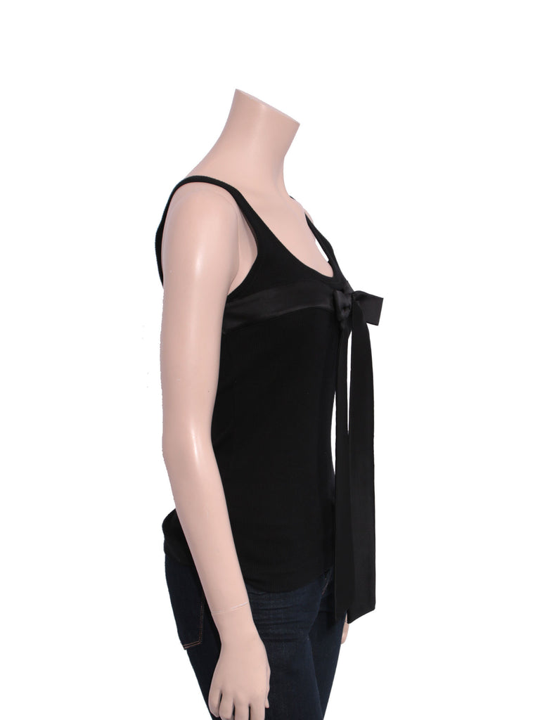 Dolce & Gabbana Ribbed Bow Tank