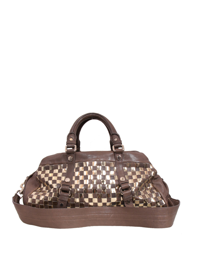 Marc by Marc Jacobs Metallic Detail Leather Shoulder Bag
