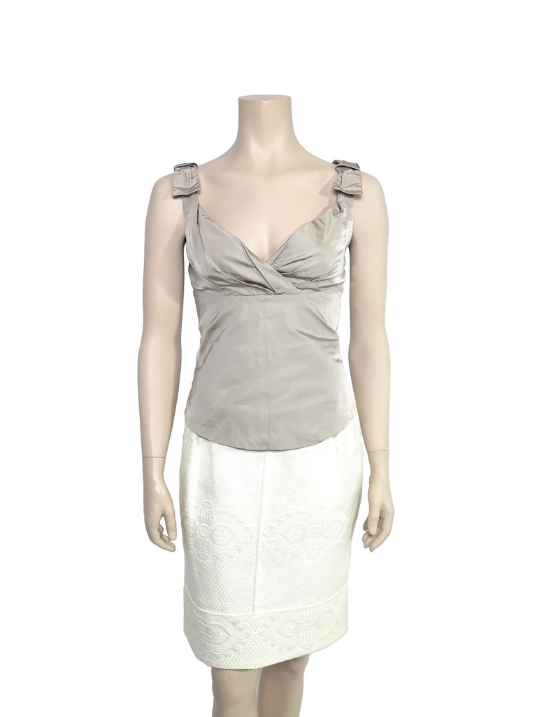 Louis Vuitton Silk Bow Top