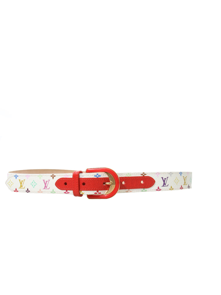 Louis Vuitton Takashi Multicolor Monogram Belt