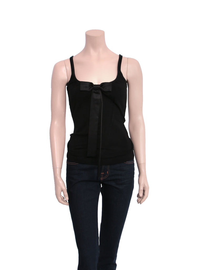 Dolce & Gabbana Knit Bow Tank