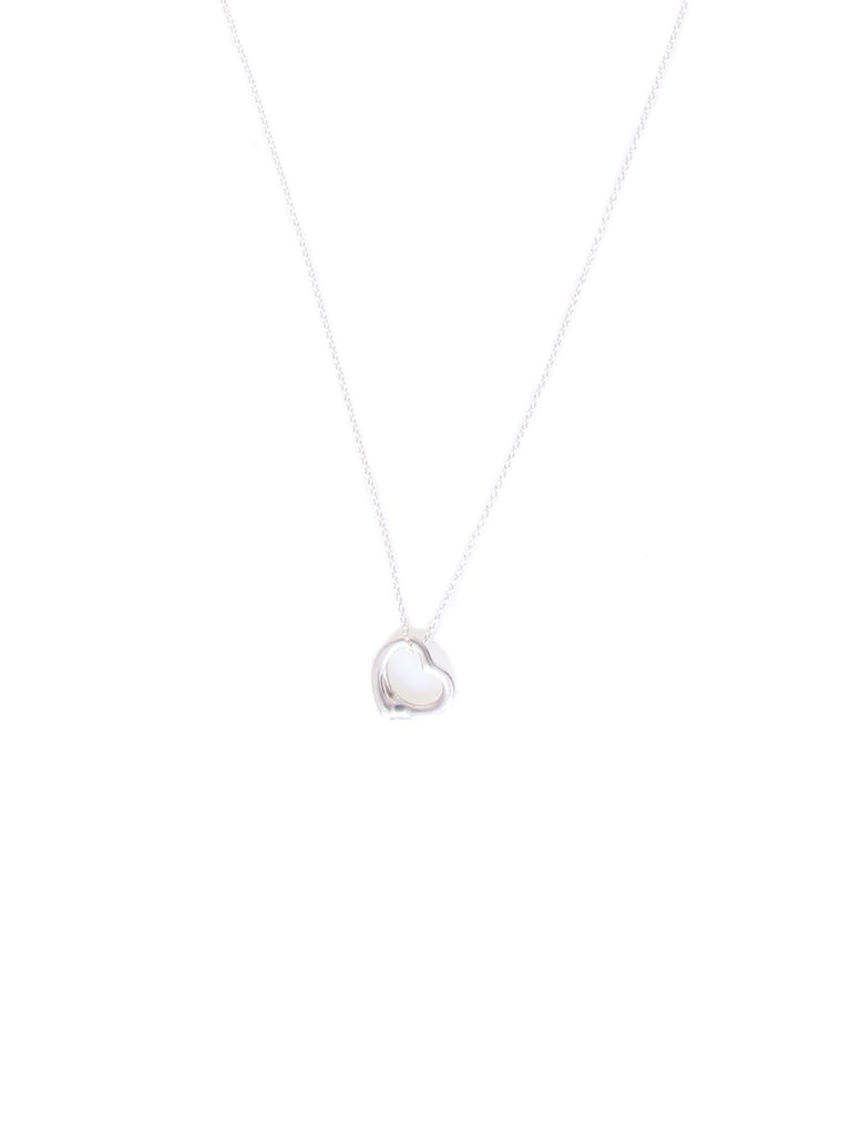 Tiffany & Co. Open Heart Pendant Necklace