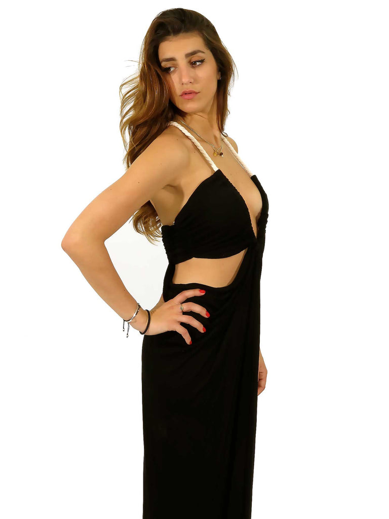 Torn by Ronny Kobo Sharon Solid Long Dress