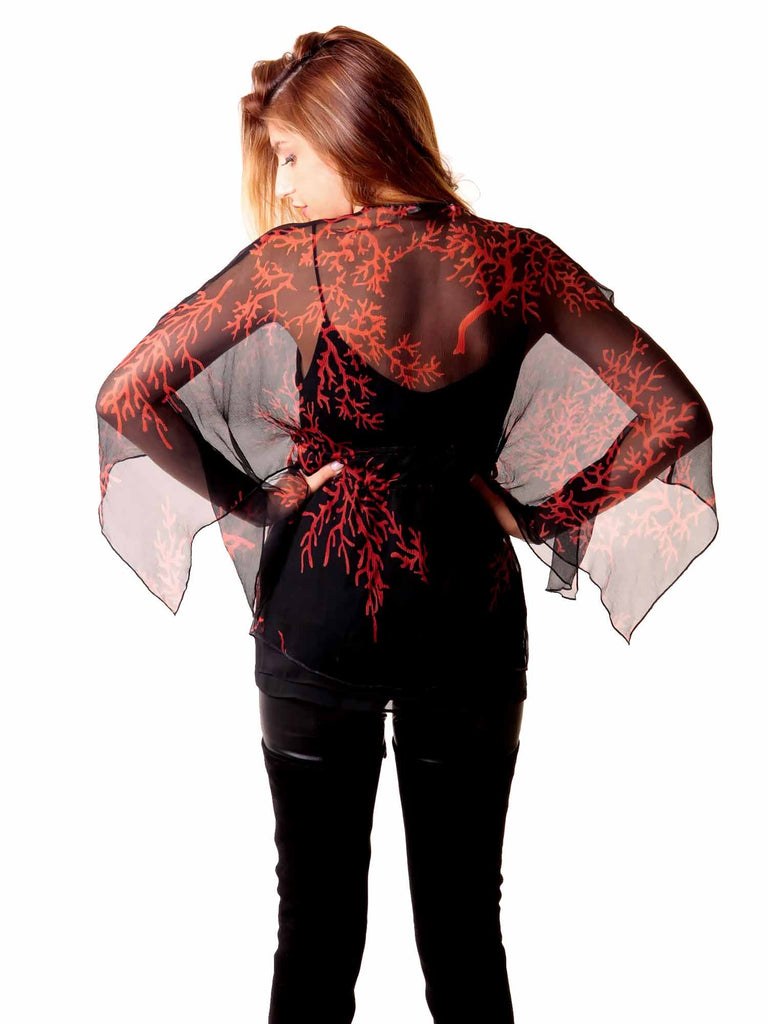 RED Valentino Sheer Coverup