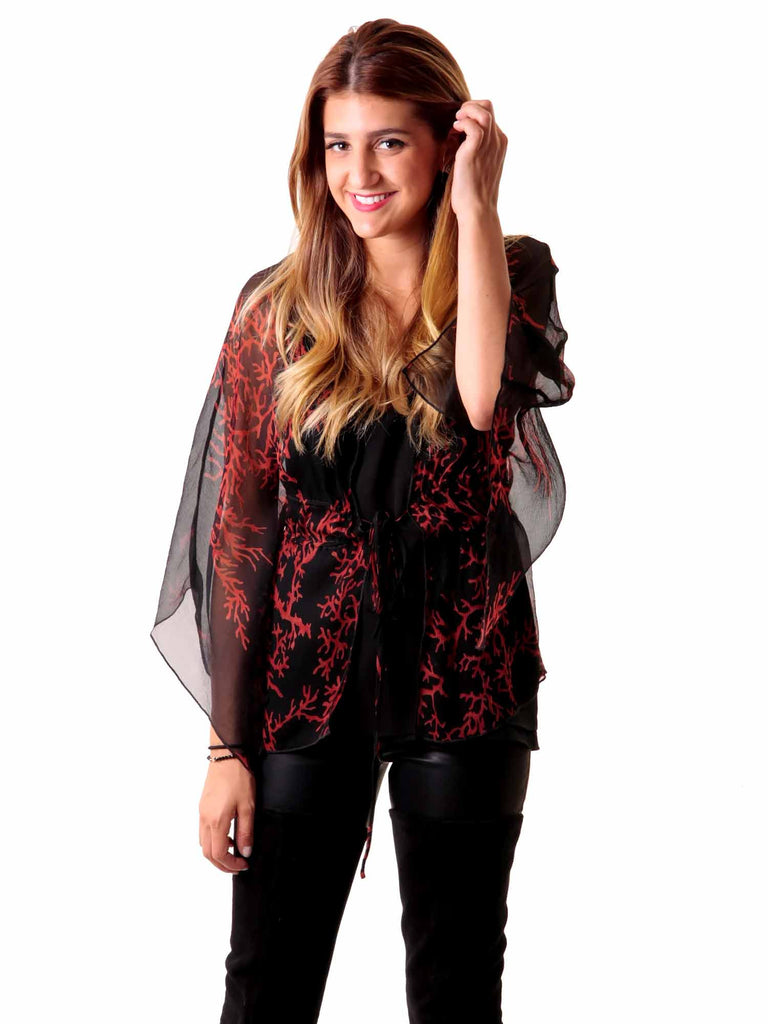 RED Valentino Sheer Coverup