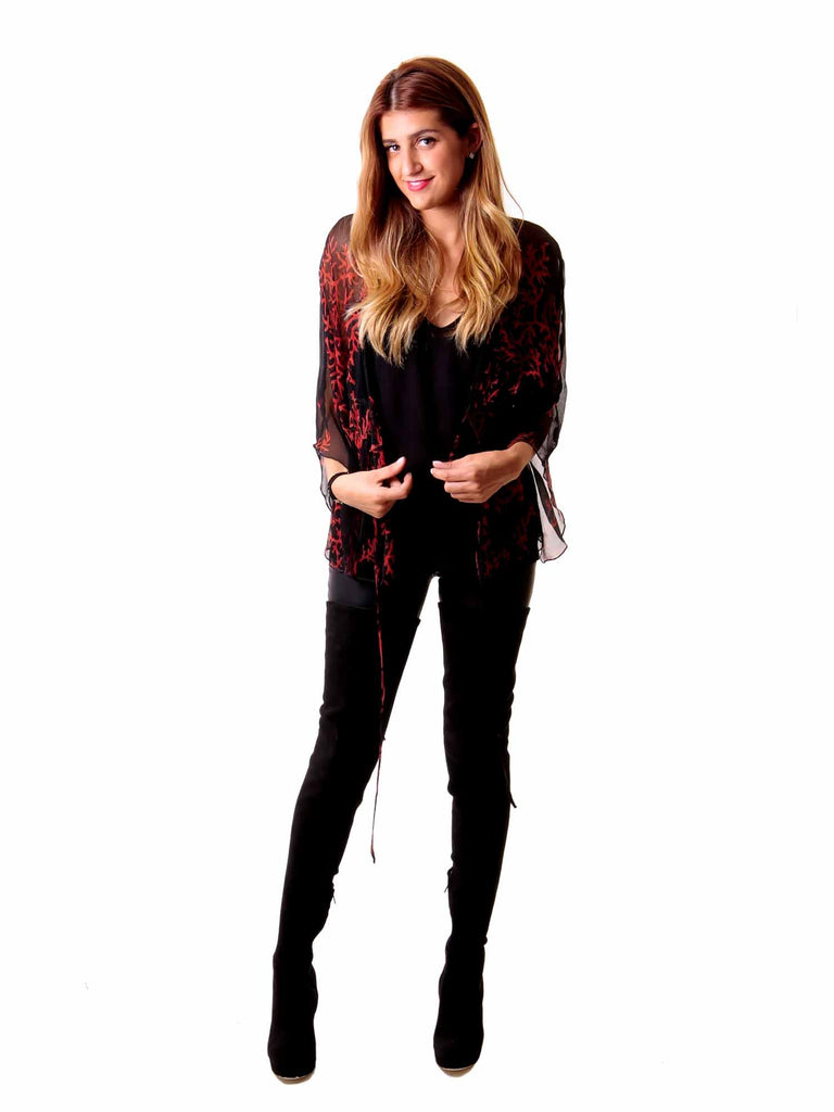 RED Valentino Sheer Coverup