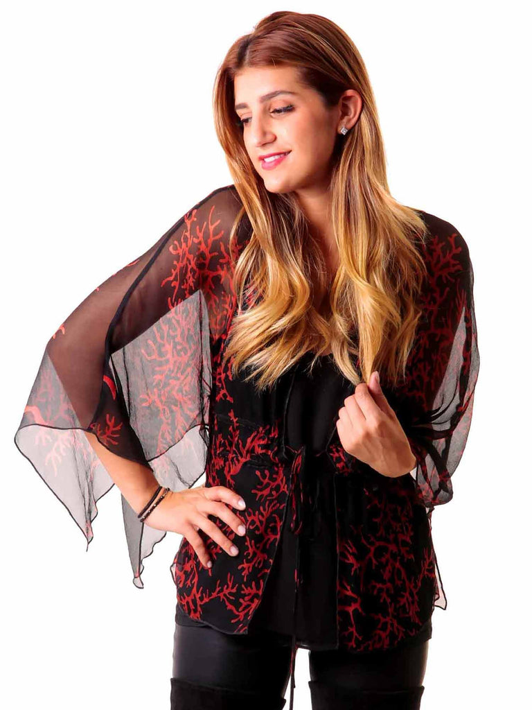 RED Valentino Sheer Coverup