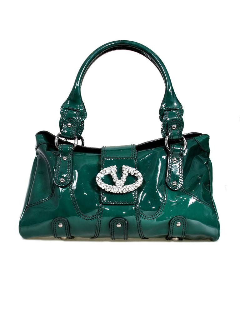 Valentino Patent Leather Shoulder Bag