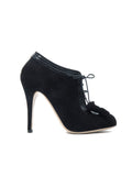 Valentino Suede Tassel Booties
