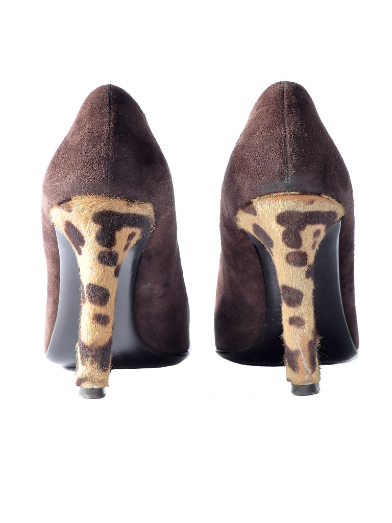 Valentino Leopard Suede Pump