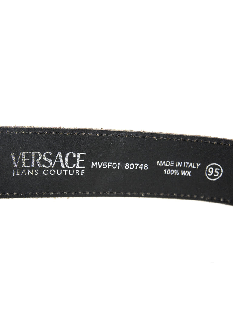 Versace Logo Leather Belt