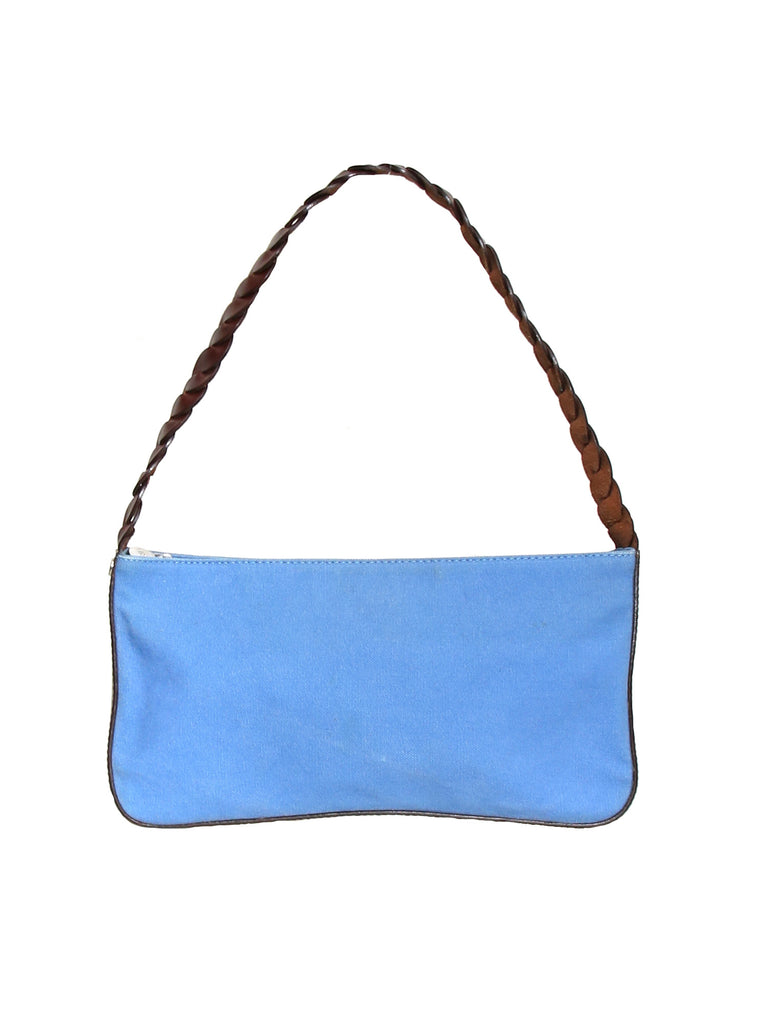 Versace Canvas Shoulder Bag