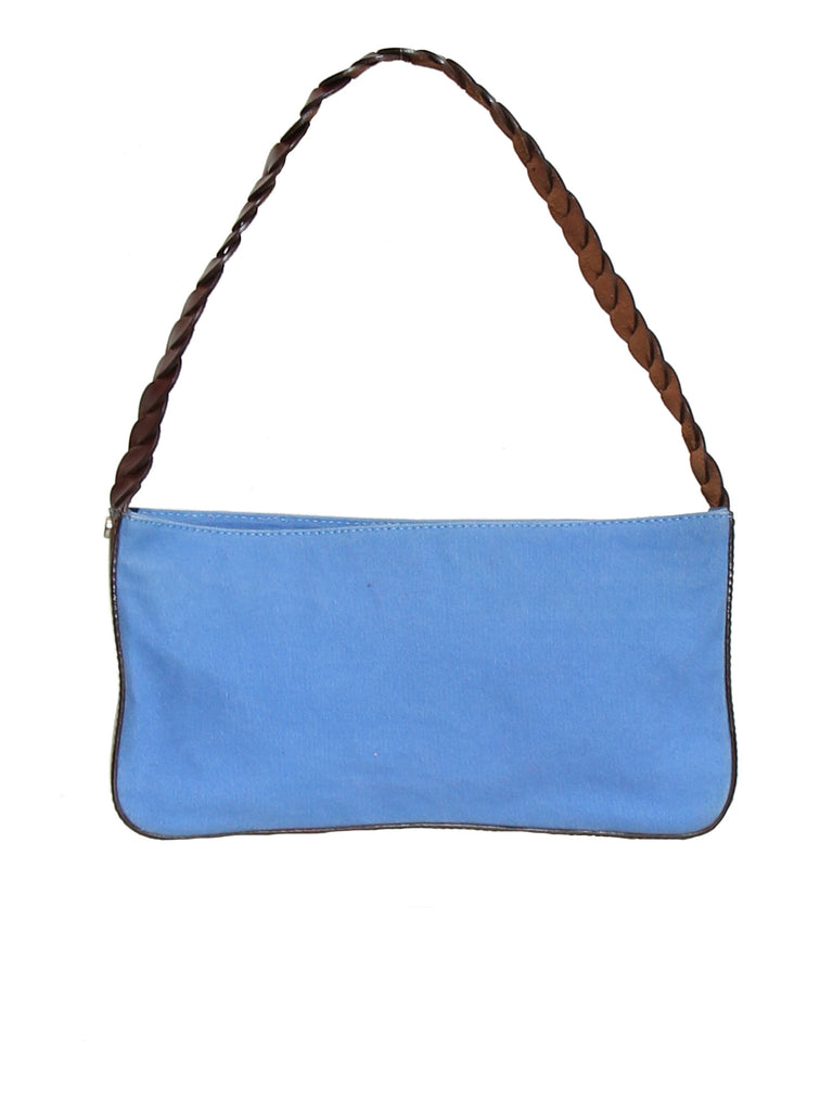 Versace Canvas Shoulder Bag