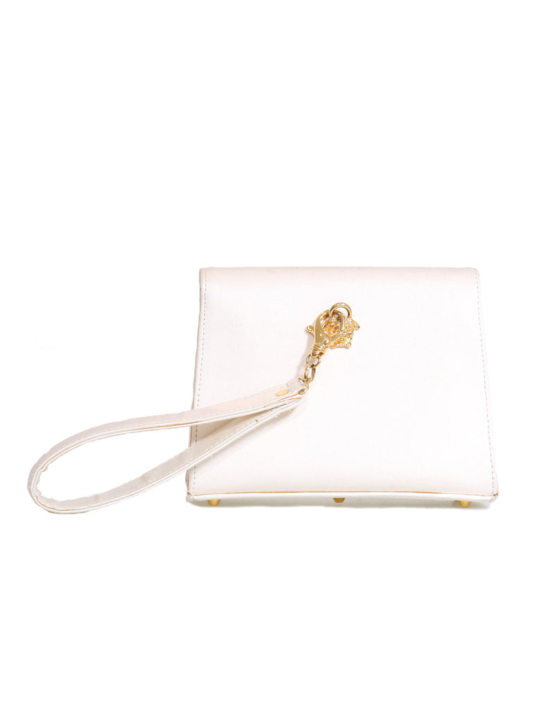 Versace Vintage Satin Mini Clutch Bag