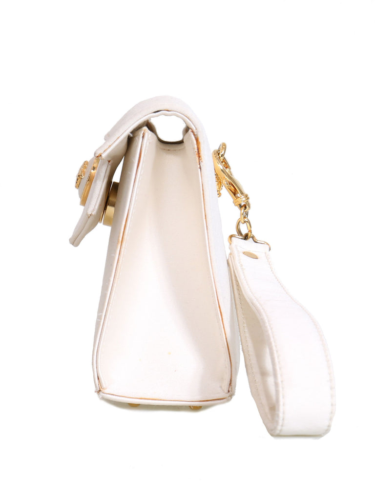 Versace Vintage Satin Mini Clutch Bag
