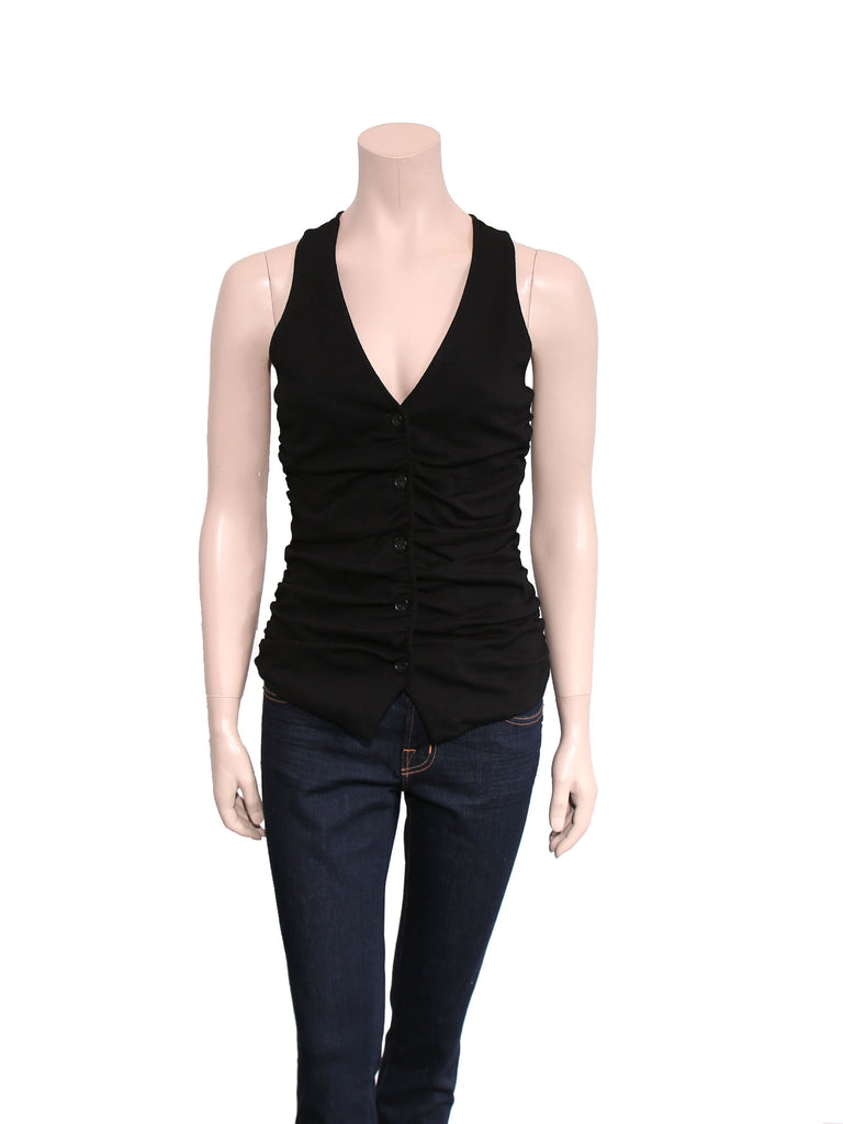 Elizabeth and James Ruched Vest