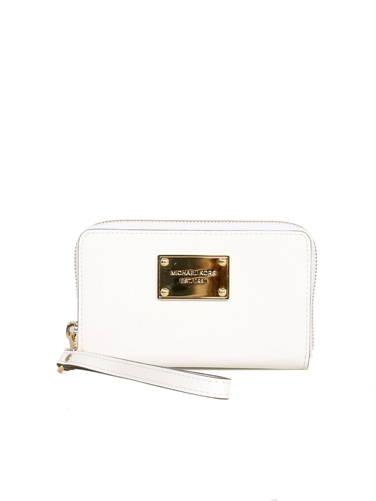 Michael Kors Jet Set Saffiano Leather Wristlet
