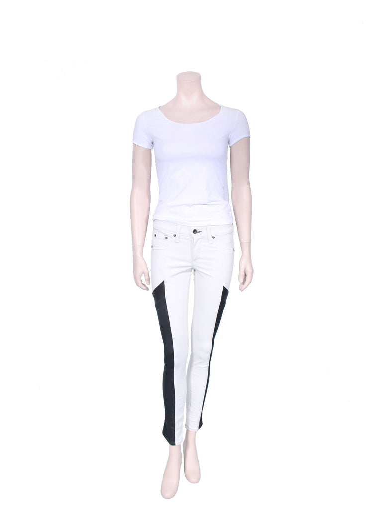 Rag & Bone Colorblock Skinny Jeans