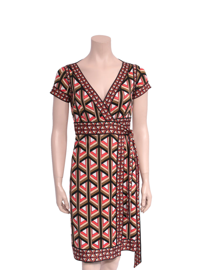 DVF Printed Wrap Dress