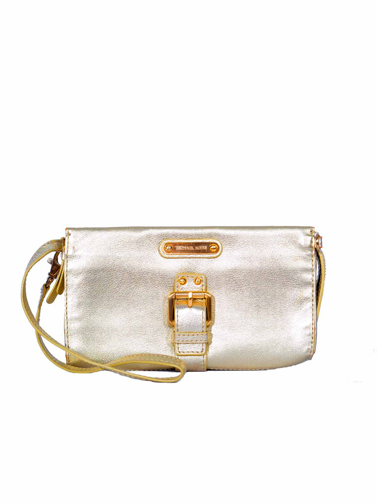 MICHAEL Michael Kors Metallic Wristlet Wallet