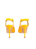 Manolo Blahnik Laced-Up Patent Sandals