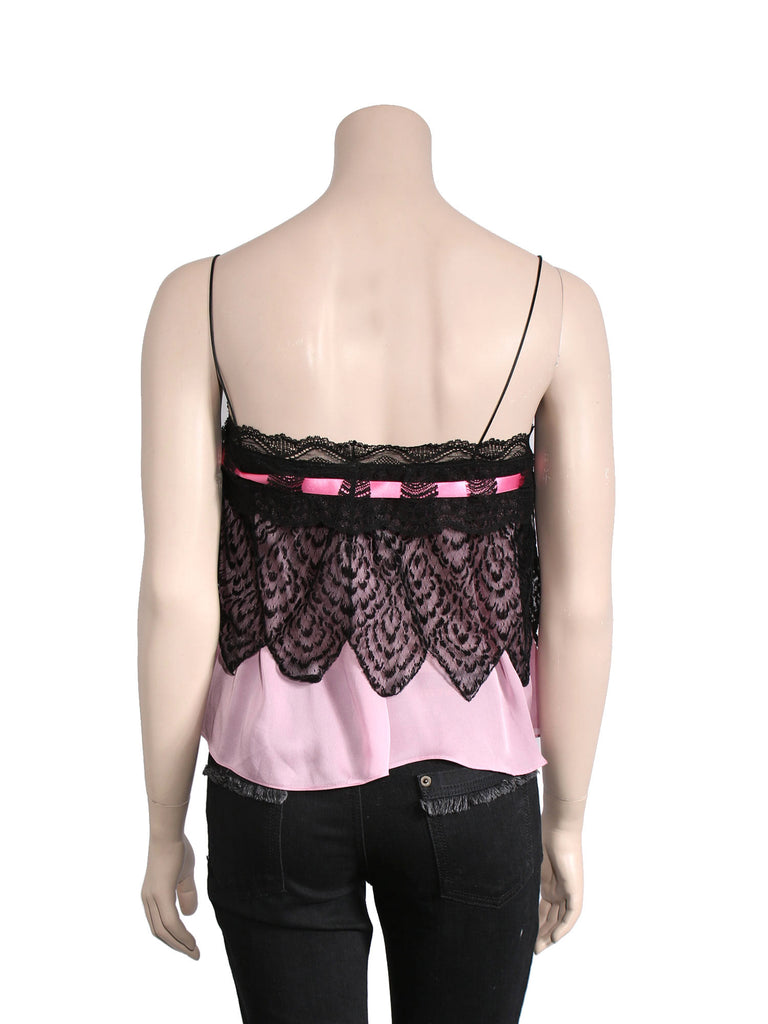 Yves Saint Laurent Silk Lace Top