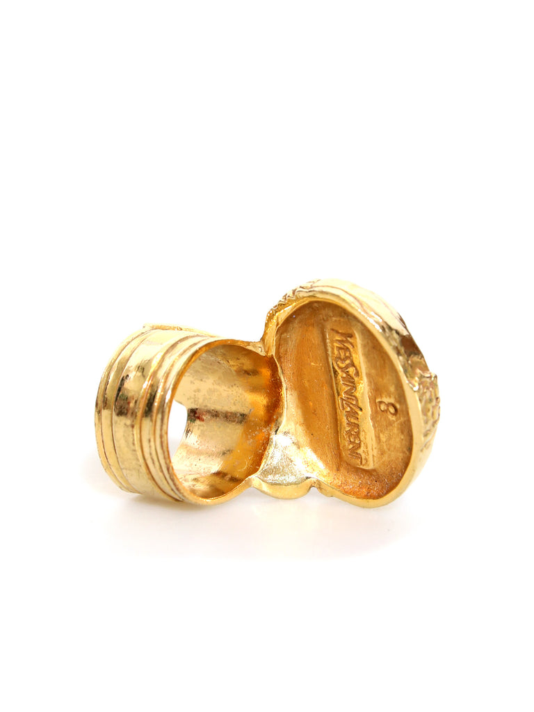 Yves saint Laurent Arty Glass Ring