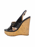 Yves Saint Laurent Idole Platform Wedge Sandals