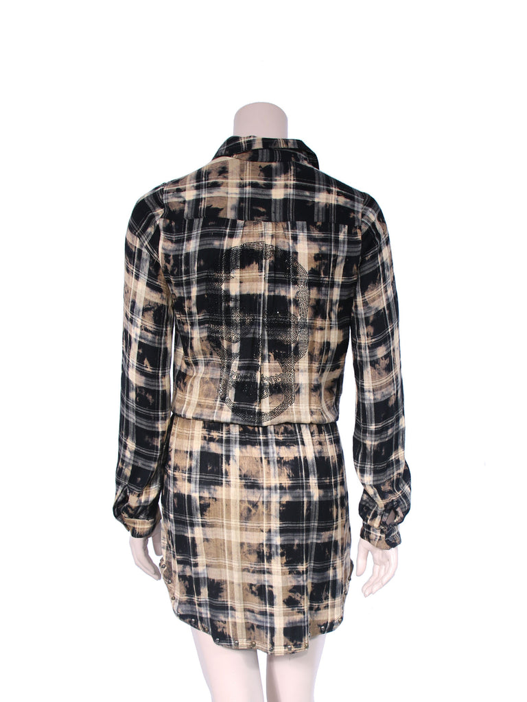 Zadig & Voltaire Plaid Shirt Dress