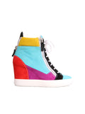 Giuseppe Zanotti Lorenz Suede Wedge Sneakers