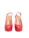 Giuseppe Zanotti Patent Peep-Toe Sandals