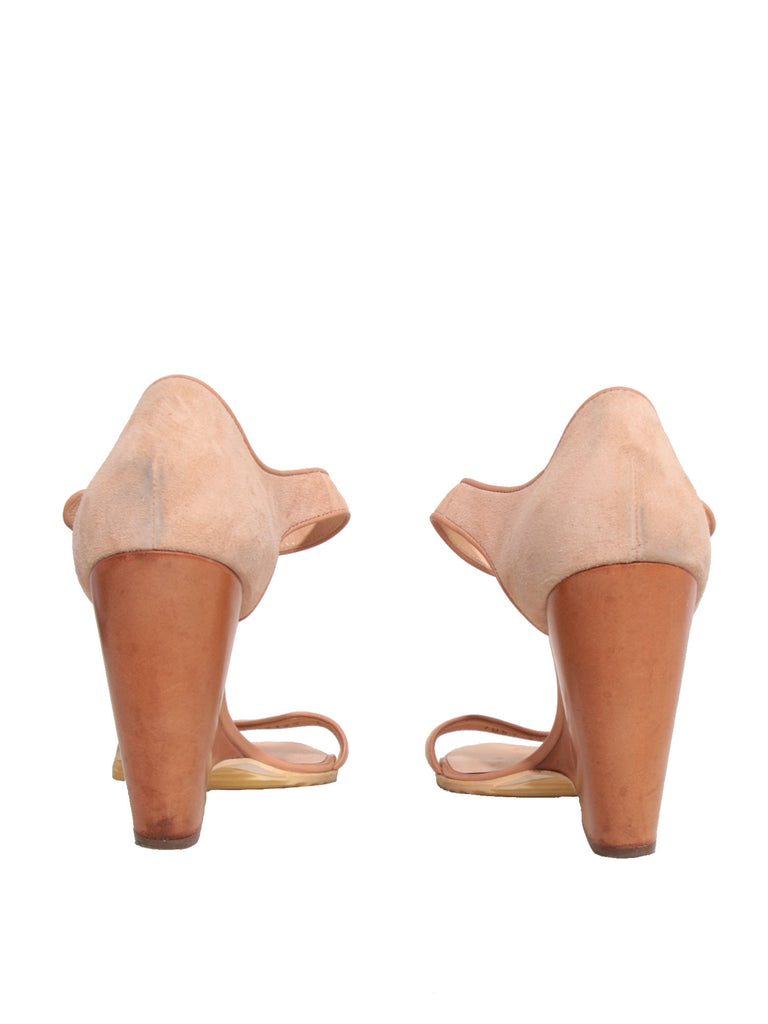 Giuseppe Zanotti Suede Wedge Sandals