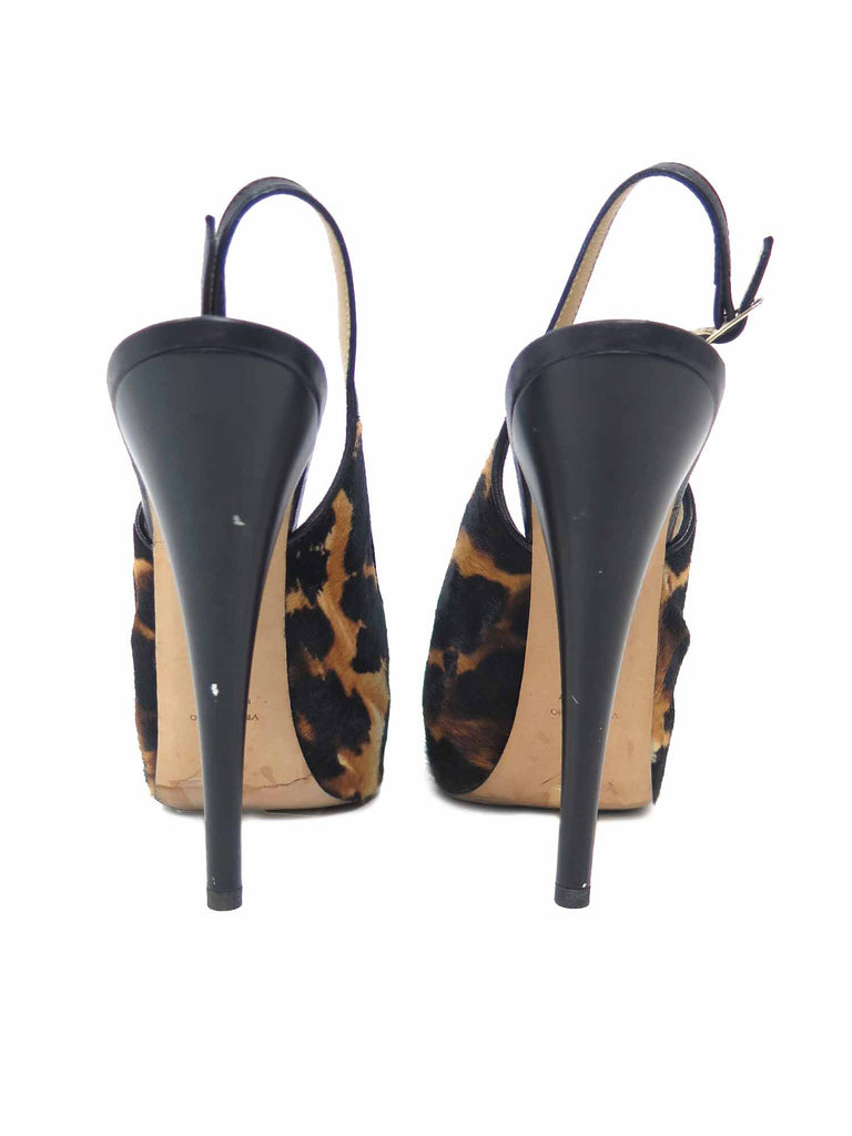 Giuseppe Zanotti Leopard Slingbacks