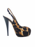 Giuseppe Zanotti Leopard Slingbacks