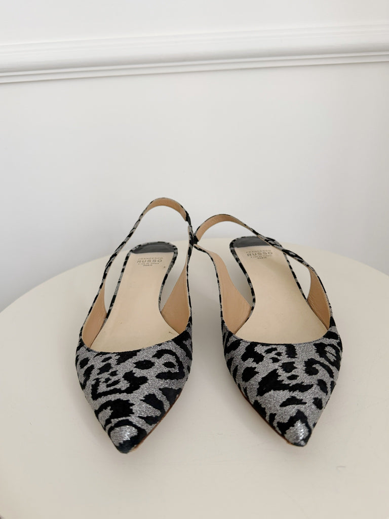 Leopard Print Kitten Heels
