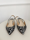 Leopard Print Kitten Heels