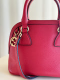 Small Dome Leather Bag