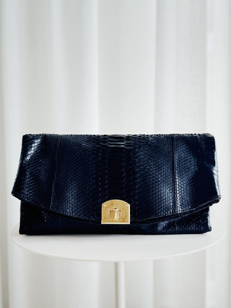 Snakeskin Clutch