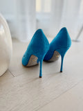 Suede Pointed Pumps