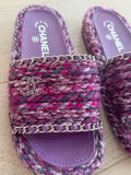 Cord Braided Slide Slides