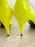 Patent Leather Neon Pumps