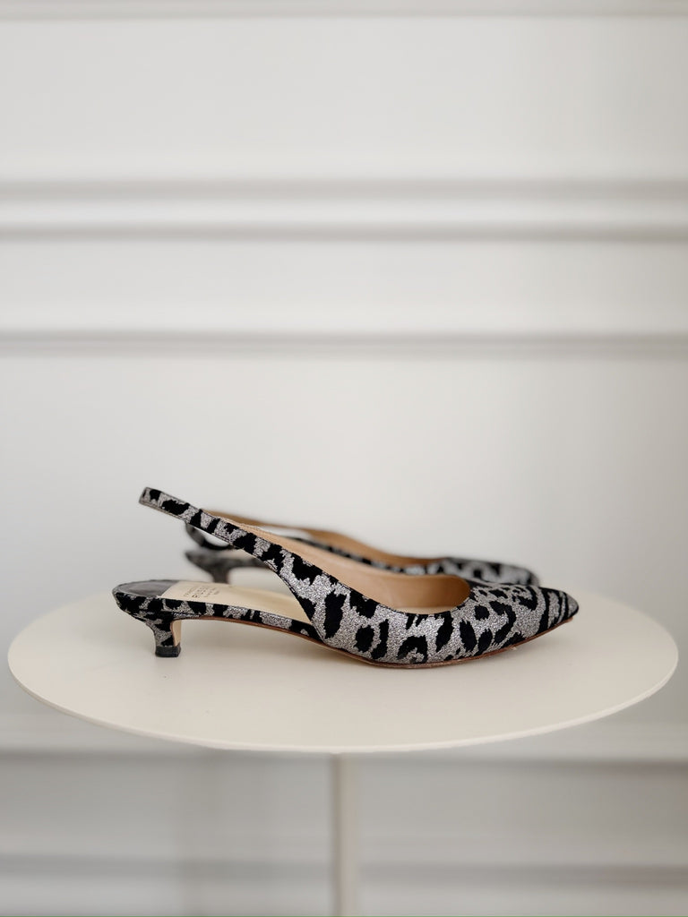Leopard Print Kitten Heels