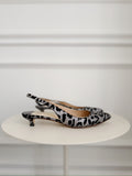Leopard Print Kitten Heels