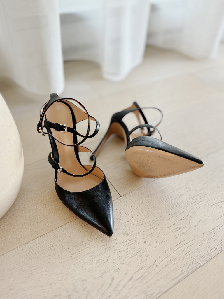 Strappy Pointed Heels