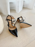 Strappy Pointed Heels